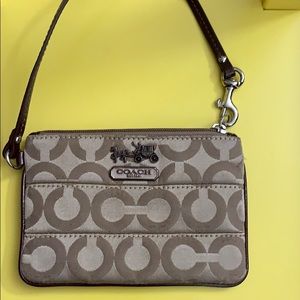 Coach Small Wristlet.